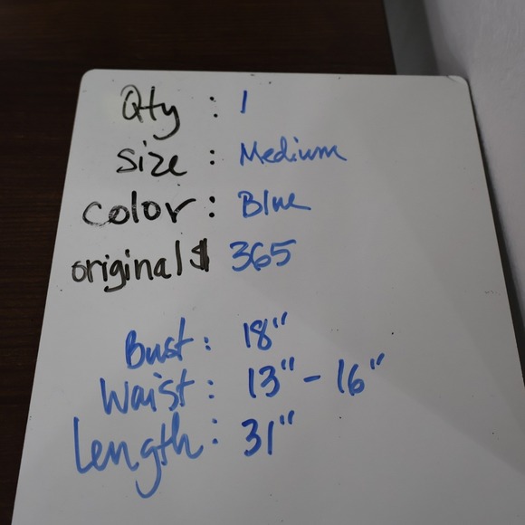 Ciao Lucia Neroni Mini Dress Womens M Ice Blue Bow Vintage Inspired Coquette NWT - Picture 16 of 16